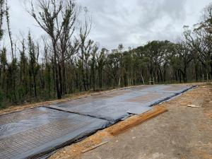 Foundations for new workshop and shed 3