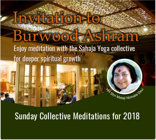 New people’s program  this Sunday 10th June, 11am to 2pm Burwood Ashram