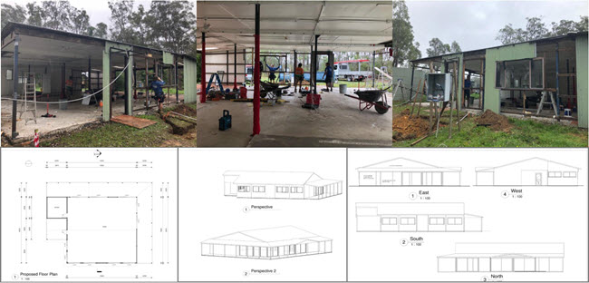 Work on the new Wamuran Puja Hall begins today!