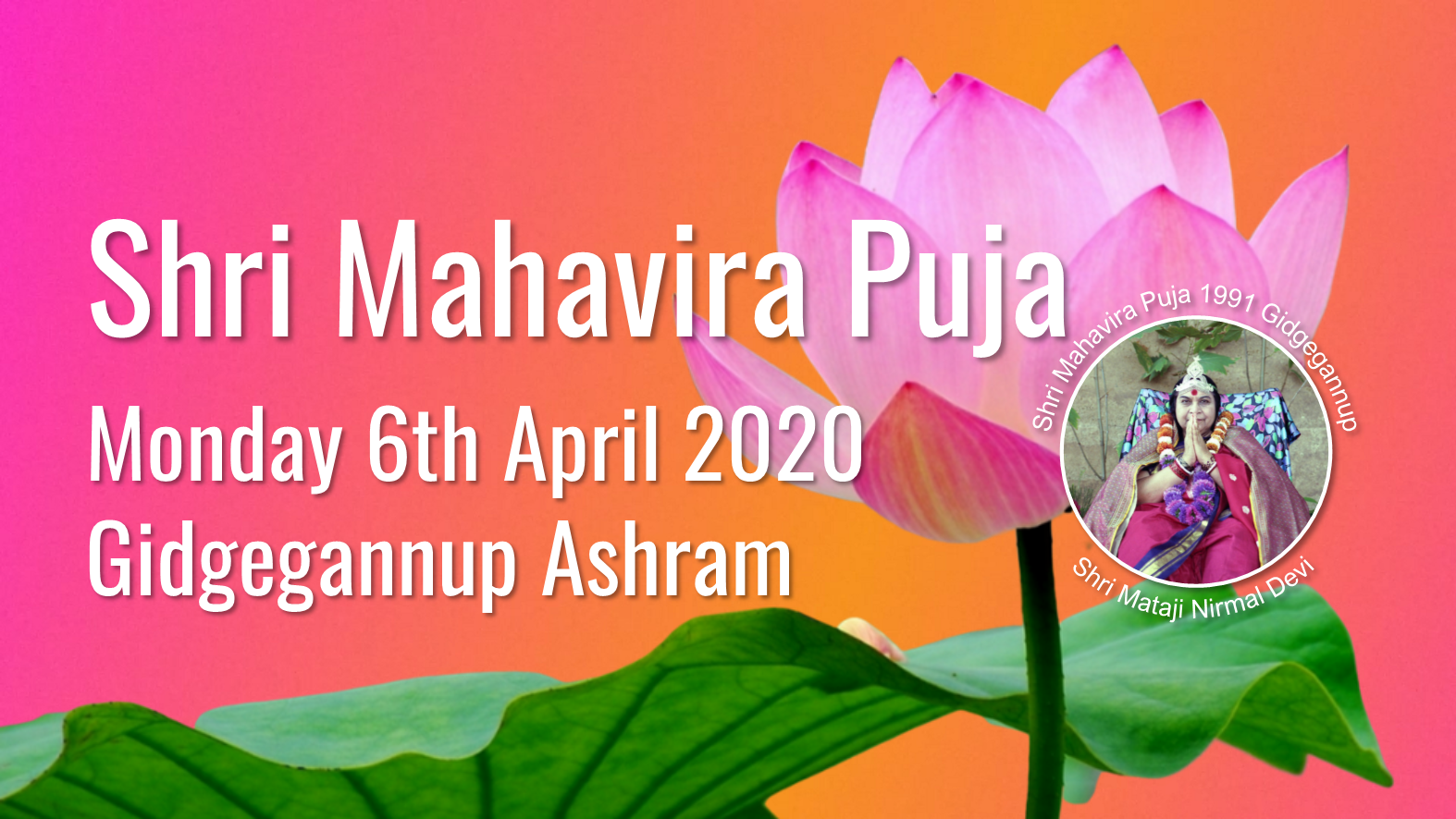 Puja for Shri Mahavira’s Birthday Monday 6th April 2020