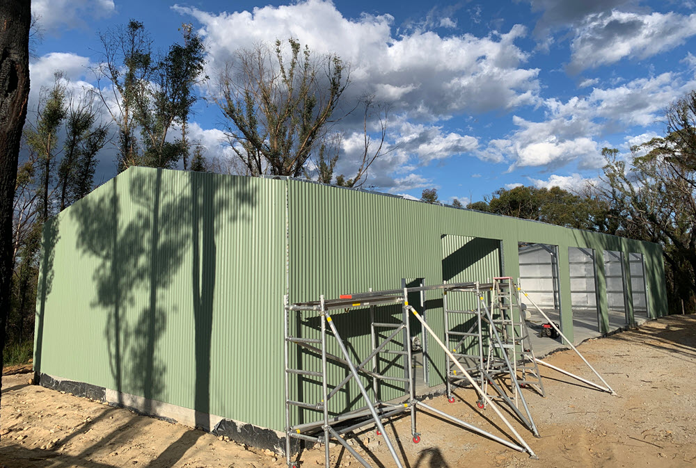 Balmoral Renewal Project – Letter from Rural Fire Brigade & Progress photos