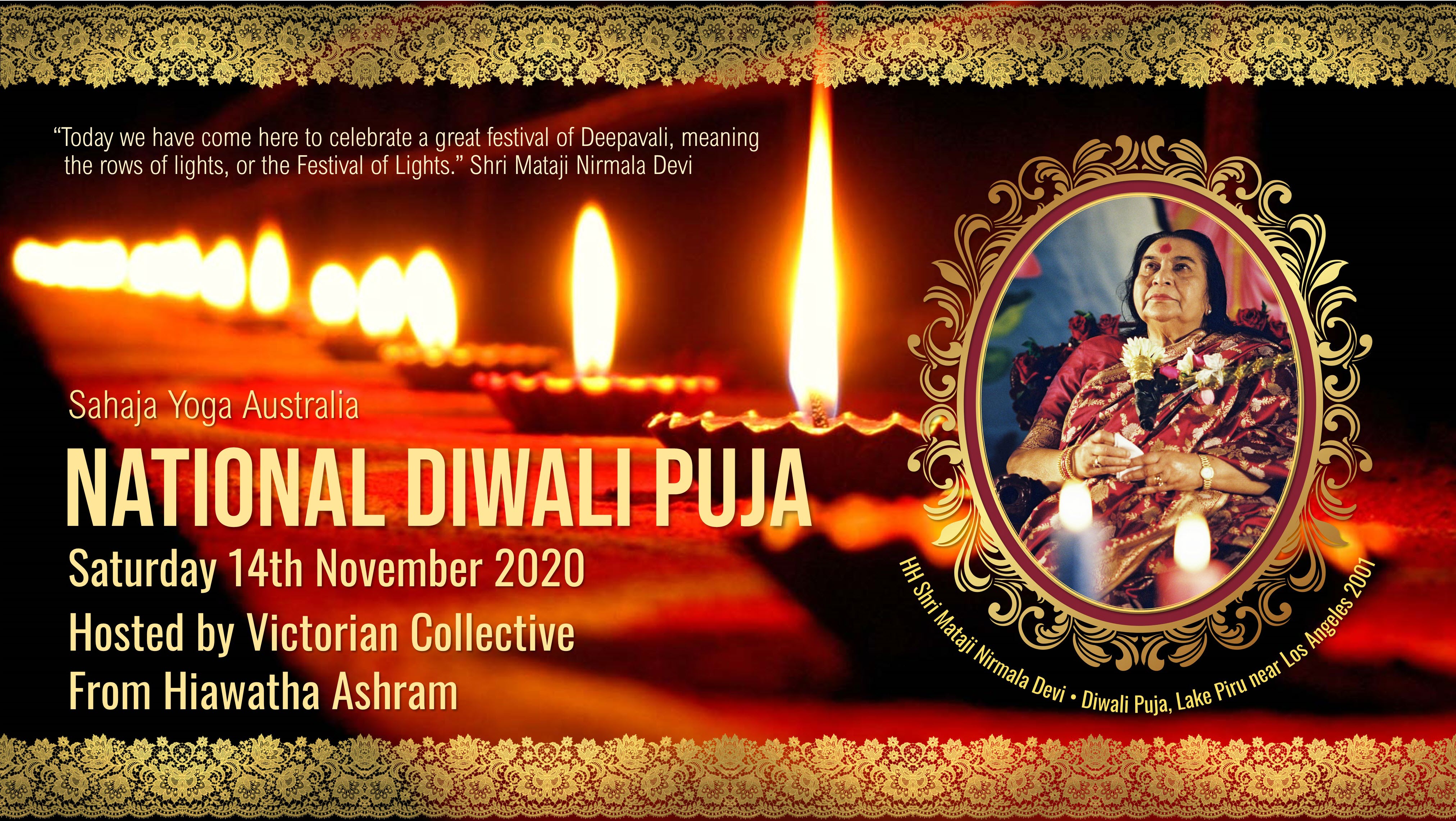 National Diwali Puja Saturday 14th November 2020