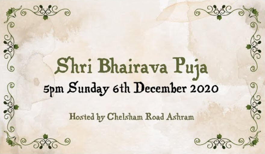 Celebrating Shri Bhairava’s Birthday & UK Puja