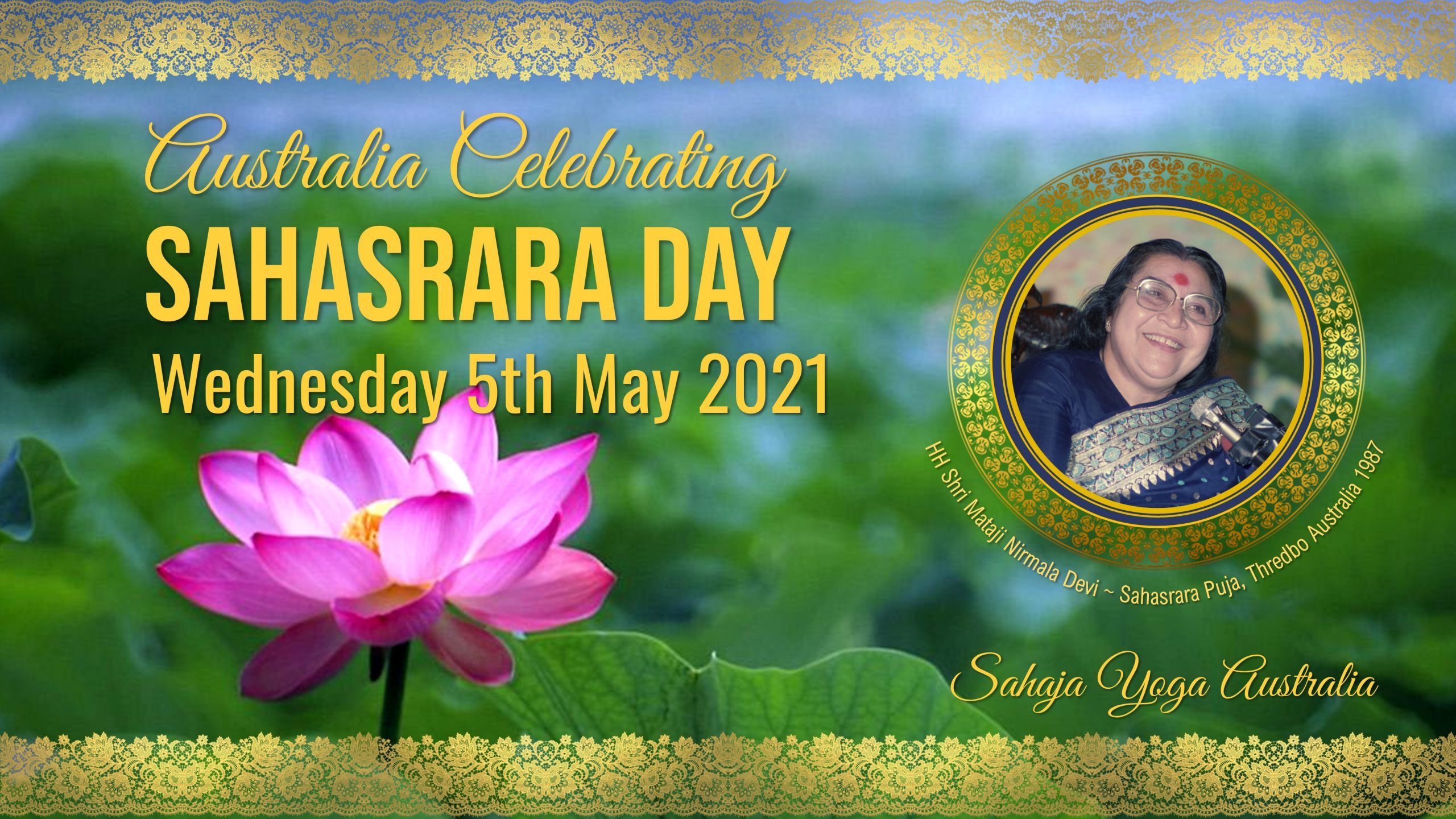 Australia Celebrating Sahasrara Day – 5th May 2021