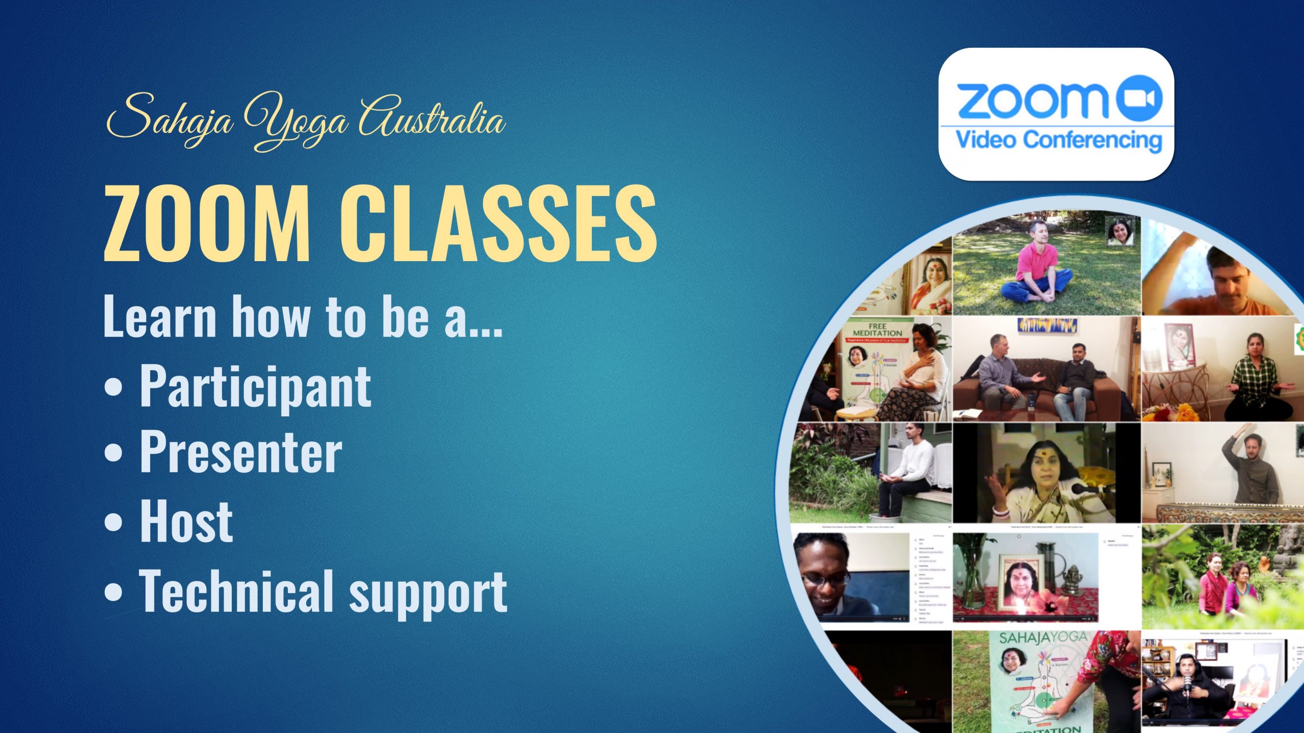 Zoom Classes during May 2021