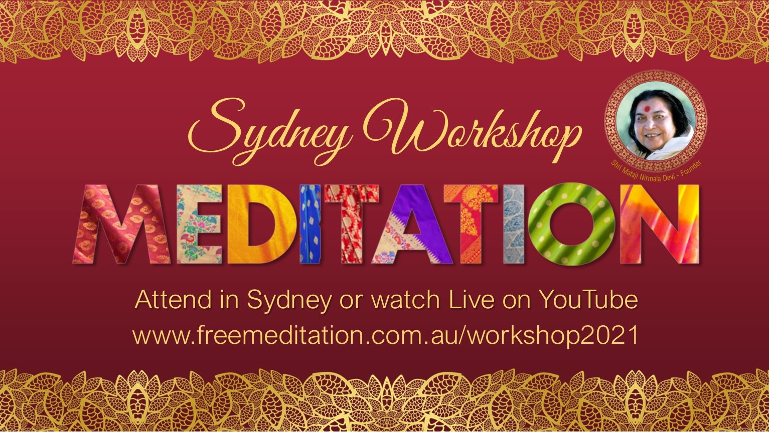 Sydney Public Workshop & Webcast – Sunday 20th June 2021