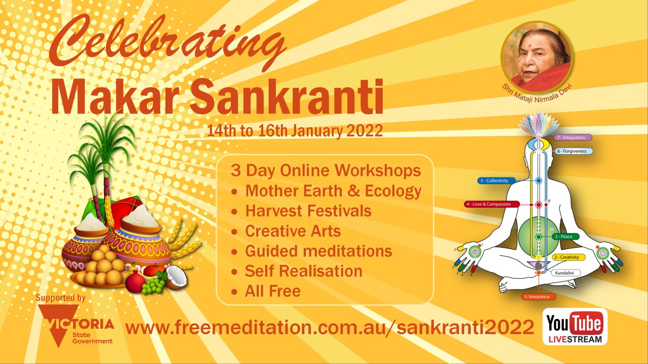 Celebrating Makar Sankranti, the beginning of the new Season with Workshops and Meditations