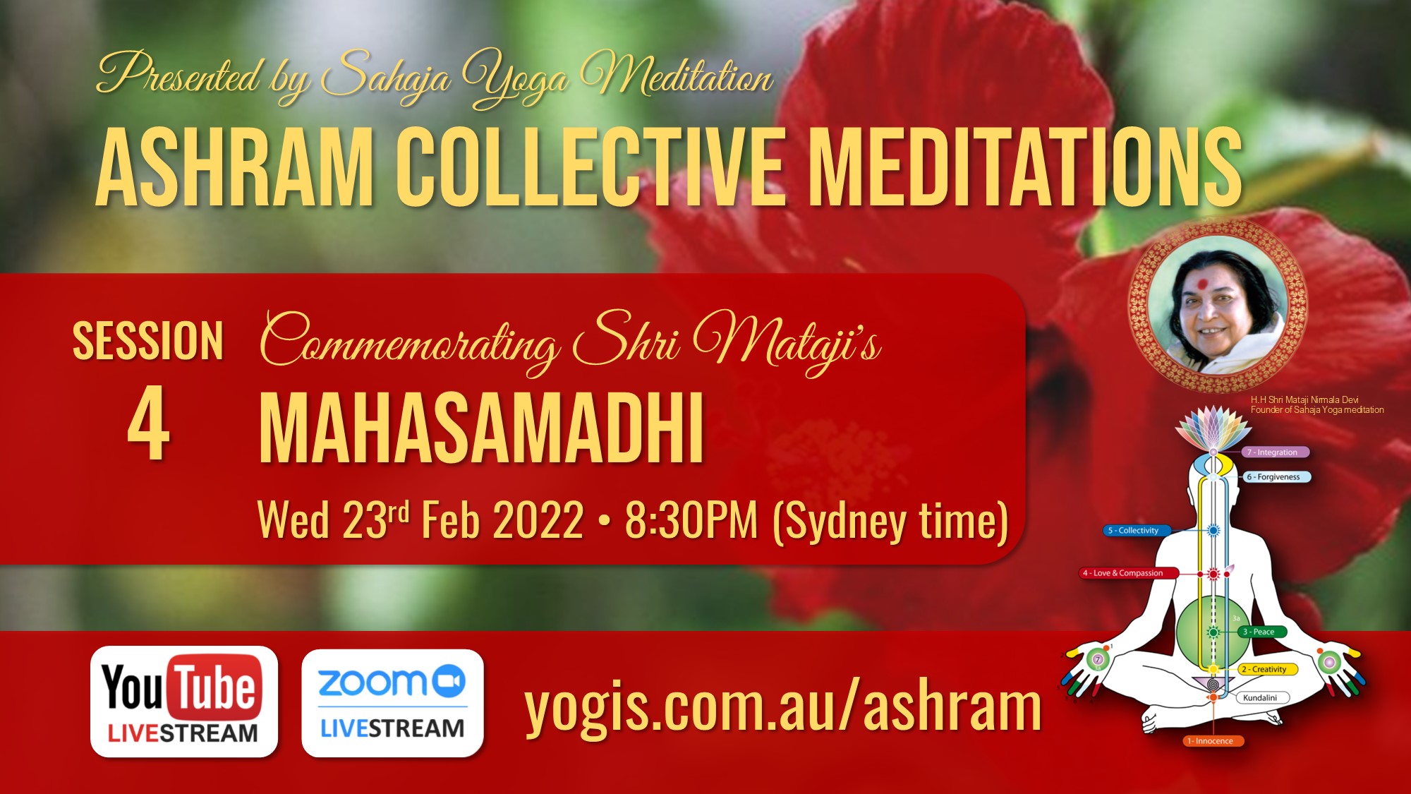 Commemorating Shri Mataji’s Mahasamadhi with Love,  Devotion and Puja