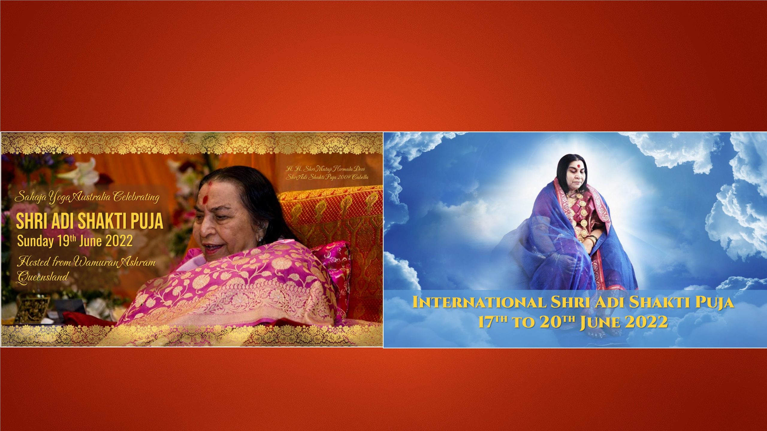 National and International Shri Adi Shakti Pujas June 2022