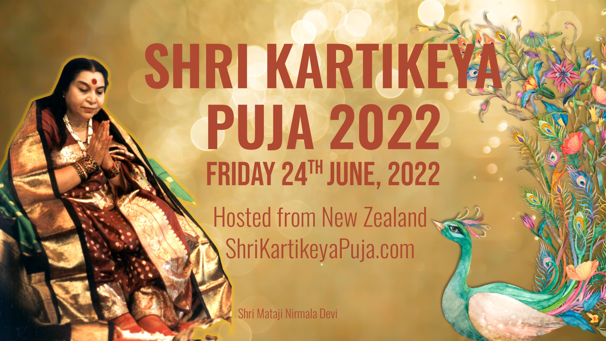 Shri Kartikeya Puja – Hosted from New Zealand Friday 24th June 2022