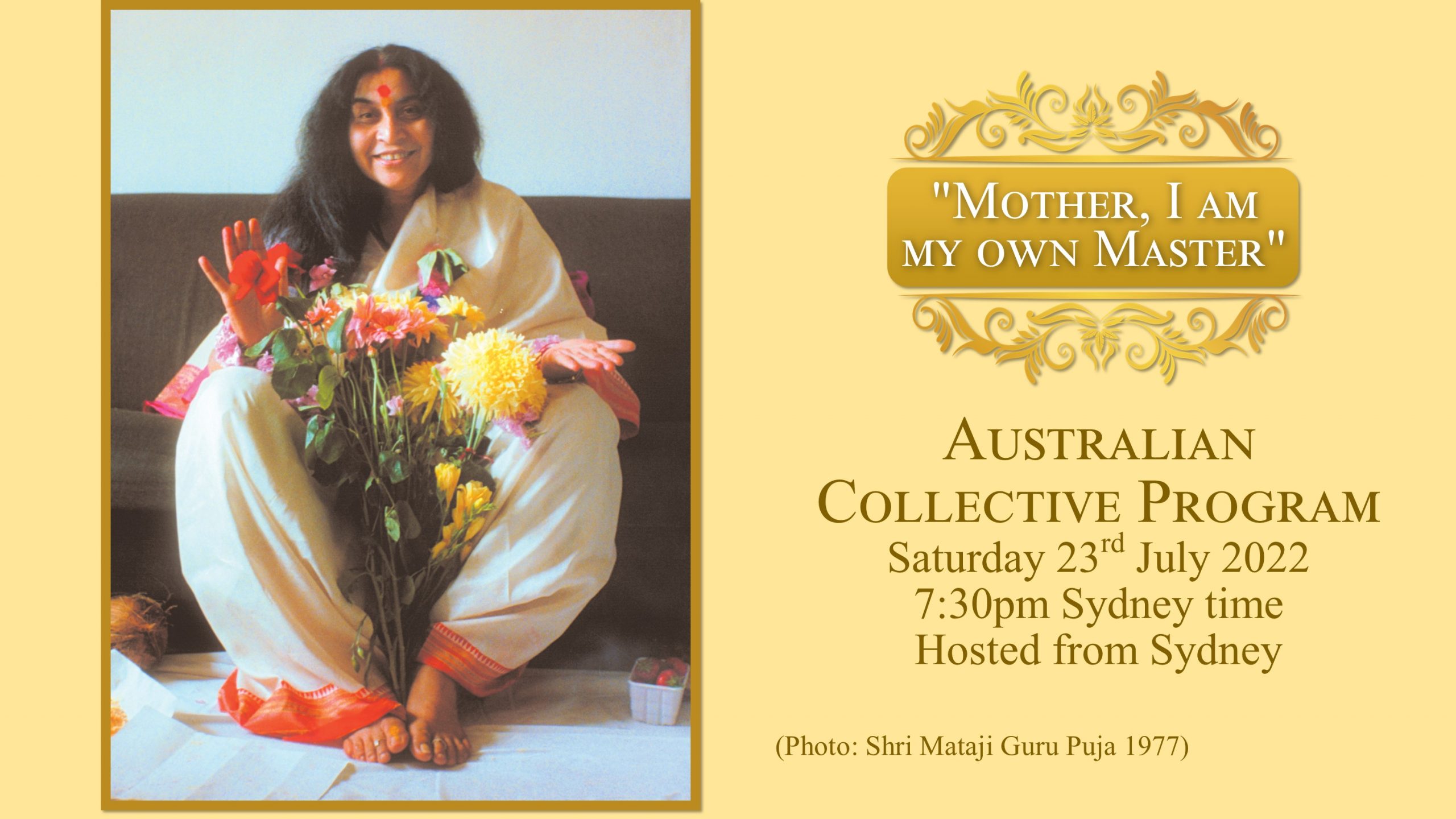 National Collective Program Saturday 23rd July 2022 • 7:30pm (Sydney time)