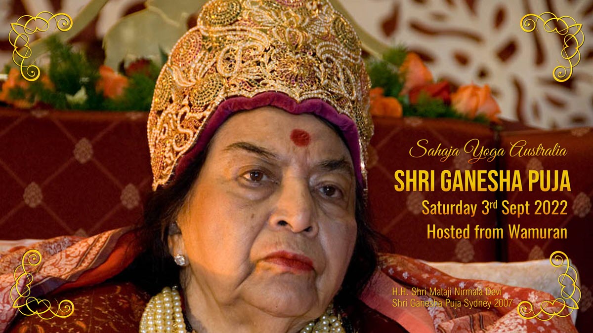 National Shri Ganesha Puja – Saturday 3rd September 2022