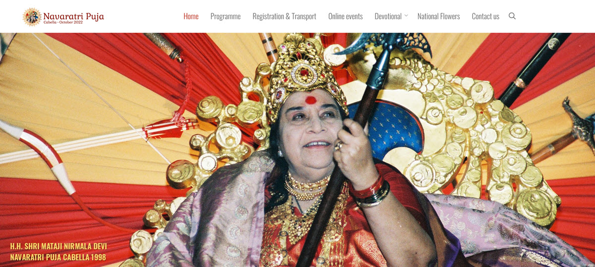 Invitation to International Navaratri Puja 2022