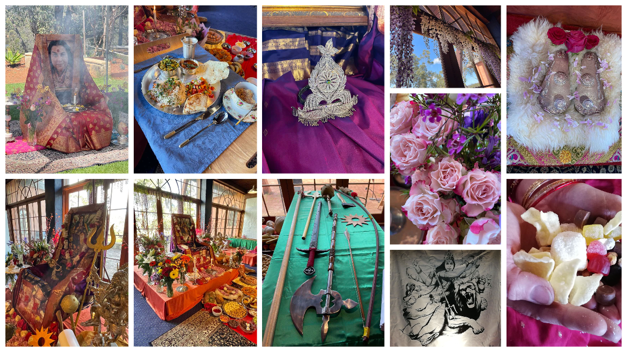 News, Photos and Gift from National Navaratri Puja in WA Oct 2022