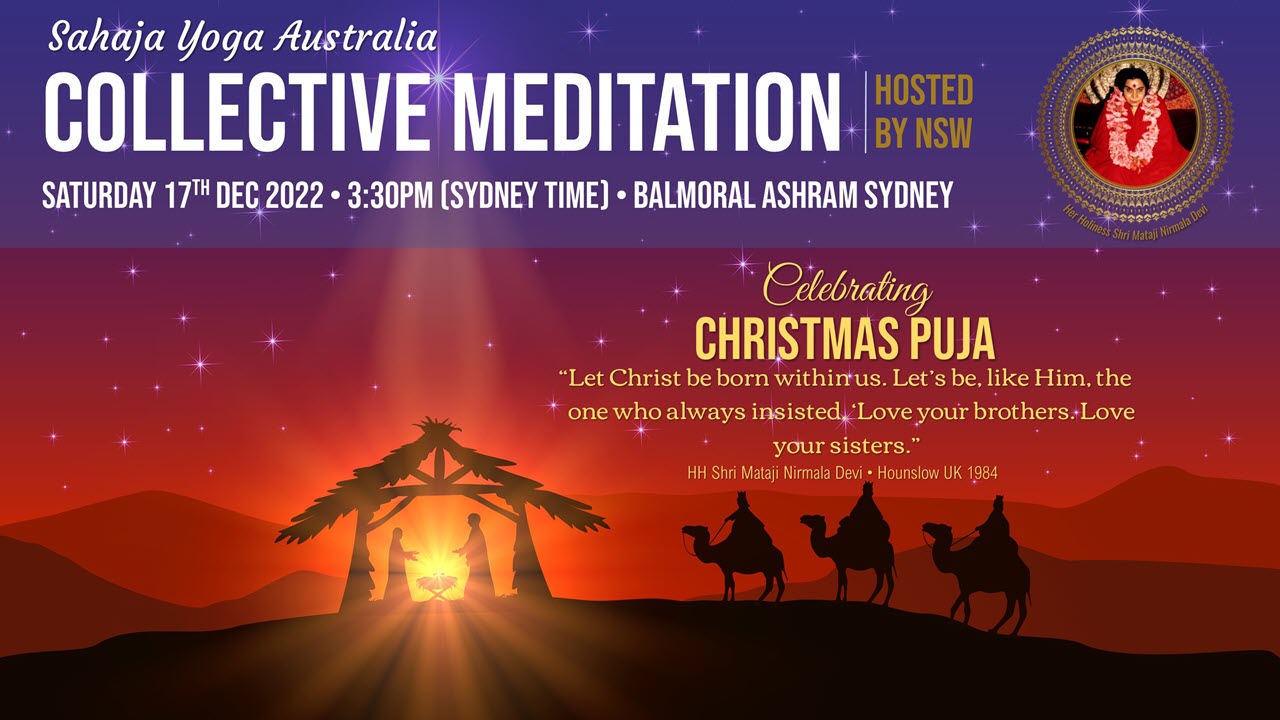 Collective Online Program – Celebrating Christmas Puja, Sat 17th Dec 2022