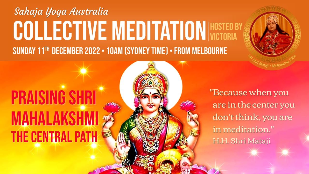 Collective Online Program – Praising Shri Mahalakshmi. Sunday 11th Dec 2022