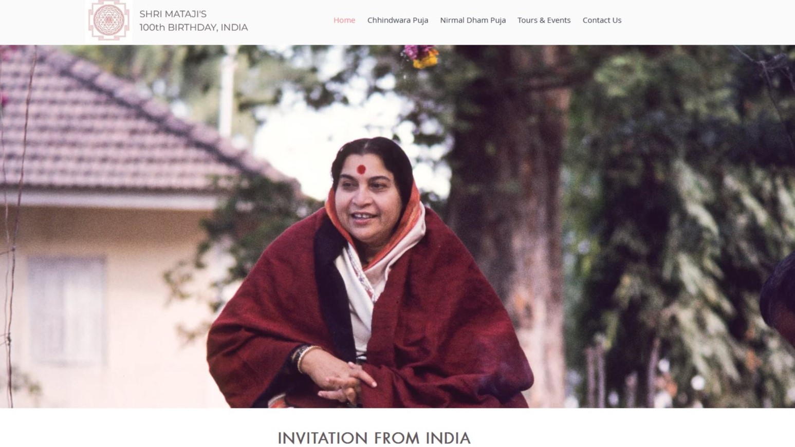 Invitation – 100th Birthday Celebrations, India