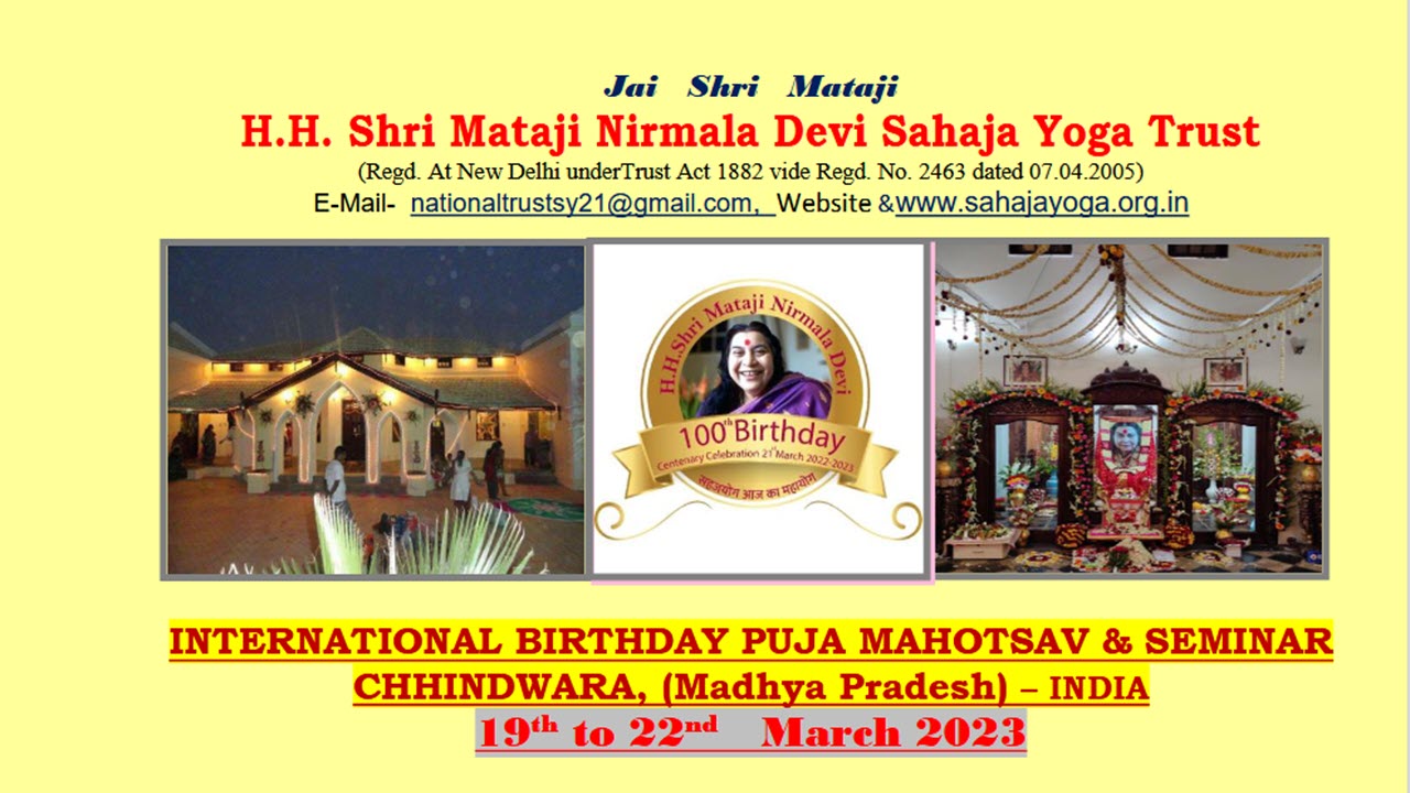 Transportation and Accommodation for 100th Birthday Puja Chhindwara 2023