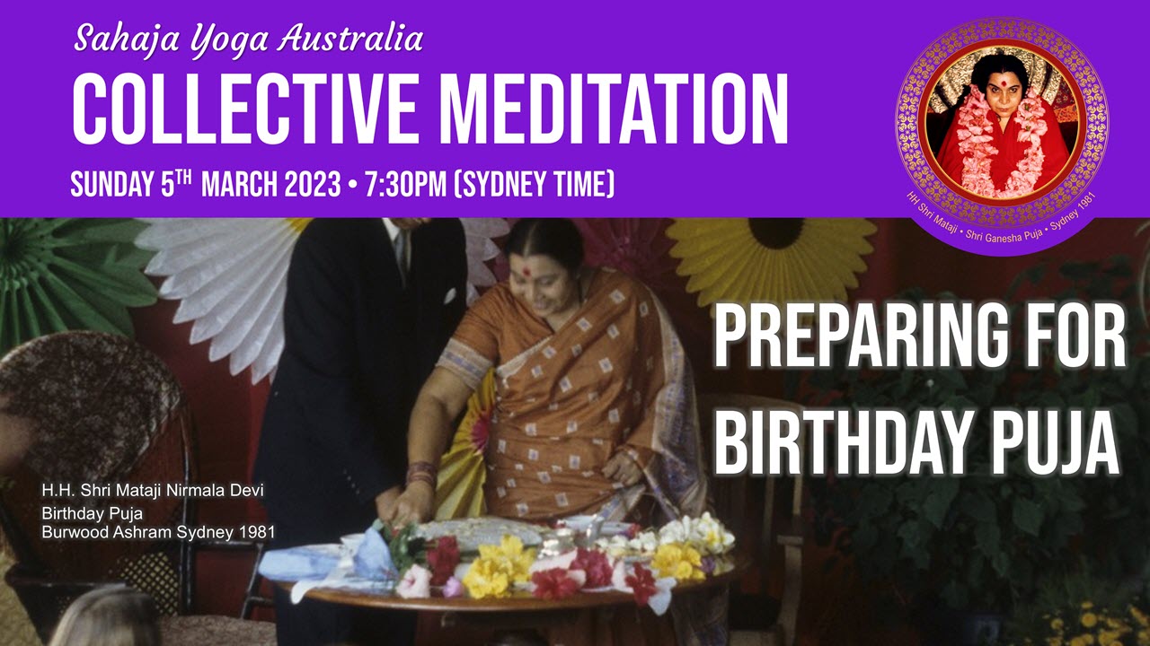 Collective Online Program – Preparing for Birthday Puja, Sun 5th March  2023