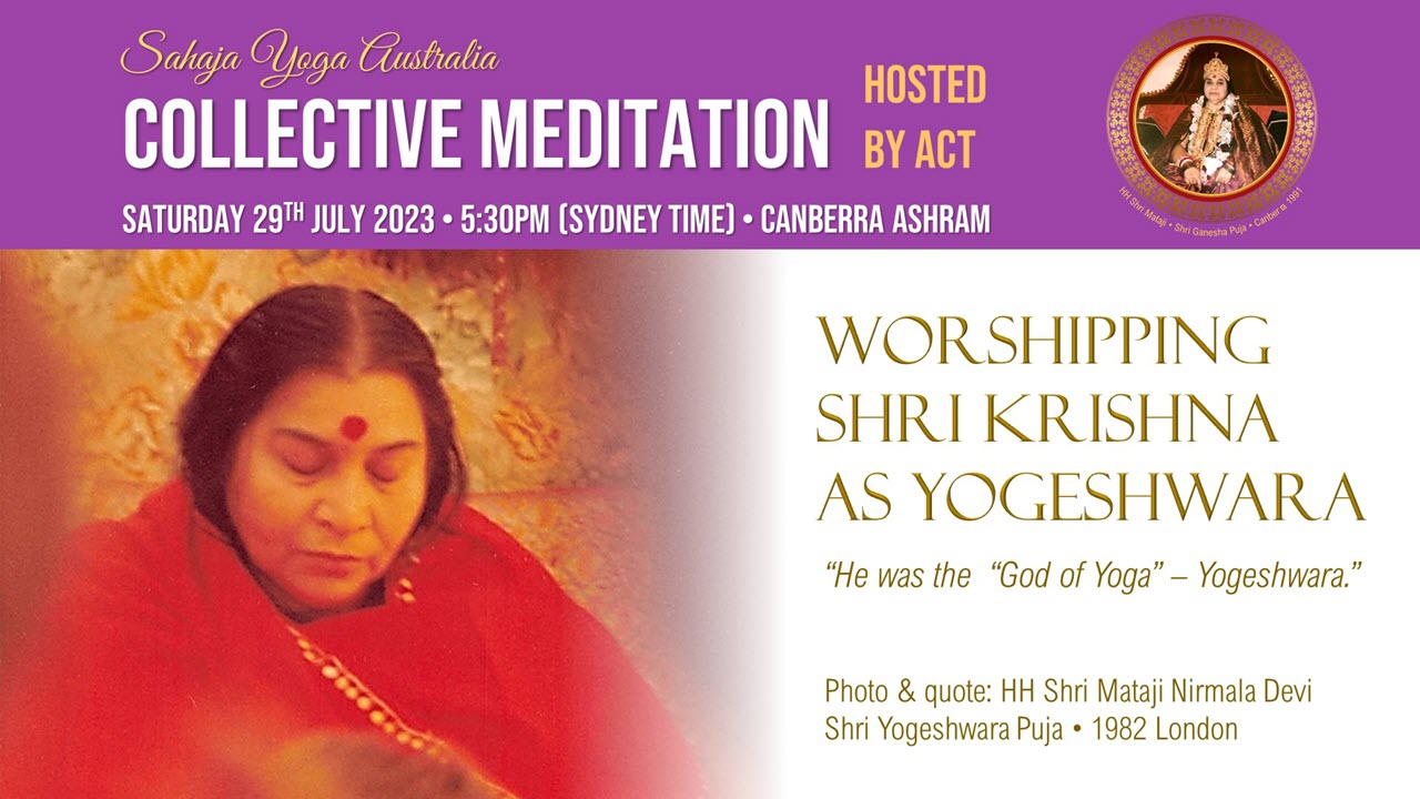 Collective Online Program – Worshipping Shri Krishna as Yogeshwara, 29th July 2023