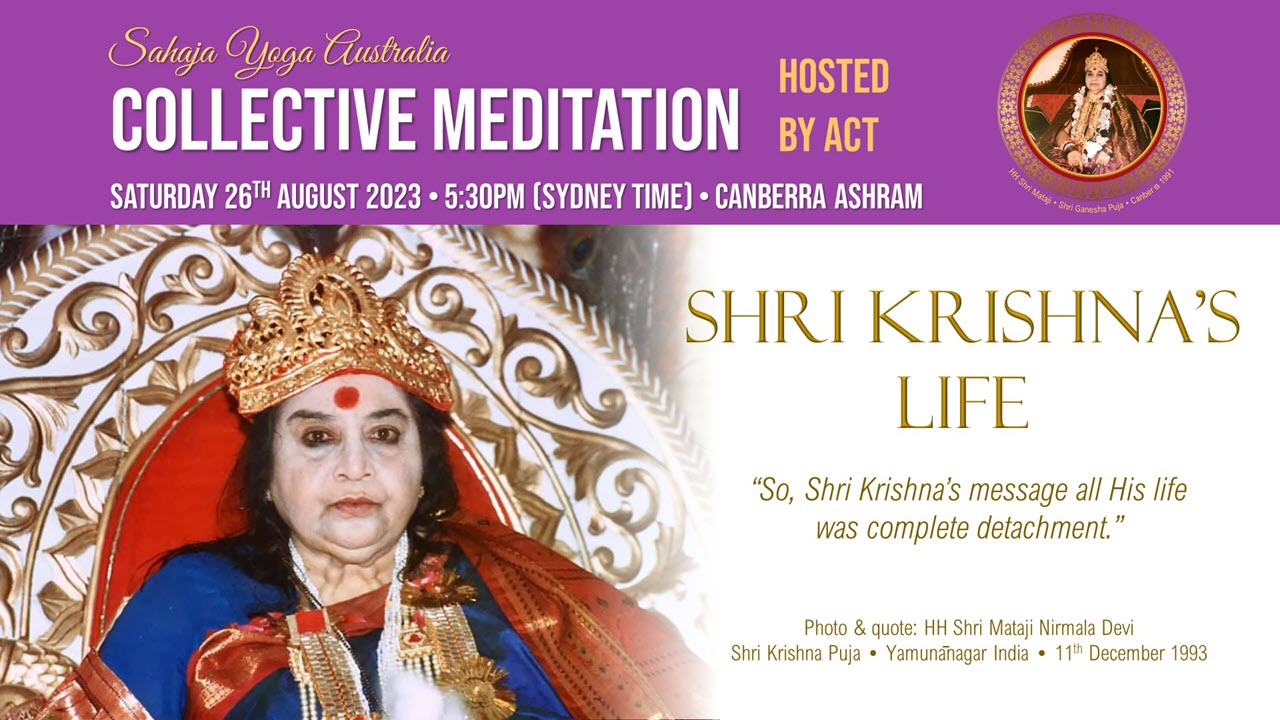 Collective Online Program – Shri Krishna’s Life, 26th August 2023