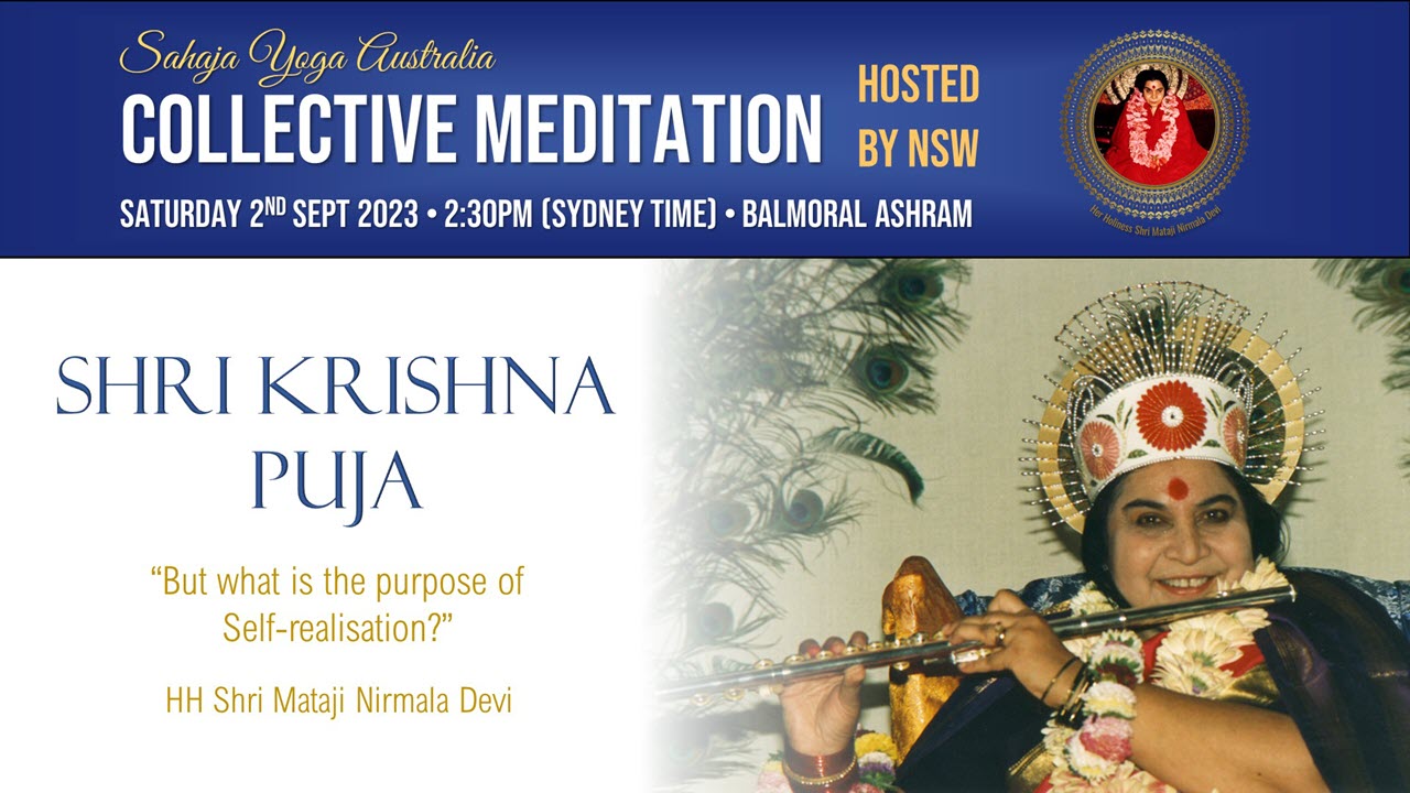 Collective Online Program – Shri Krishna Puja,  2nd Sept 2023
