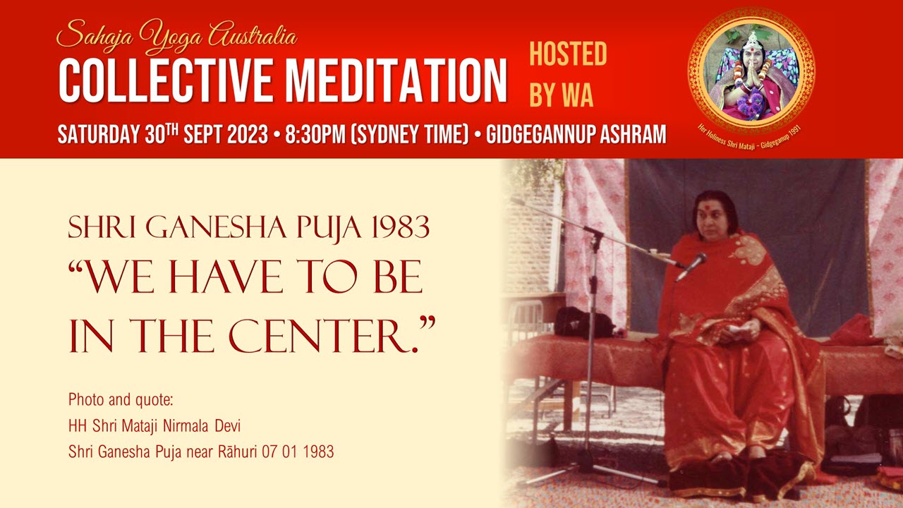 Collective Online Program – “We have to be in the center”, 30th Sept 2023