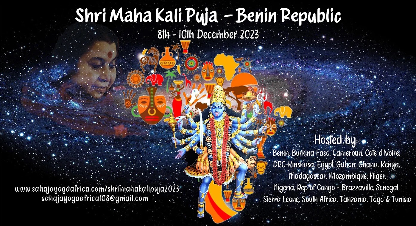 Shri Mahakali Puja 2023, Benin West Africa – Online events 4th to 10th Dec 2023