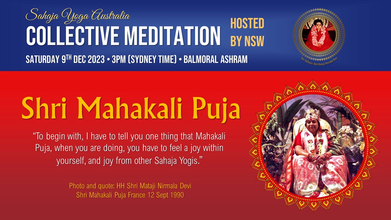 Collective Online Program – Shri Mahakali Puja, Sat 9th Dec 2023