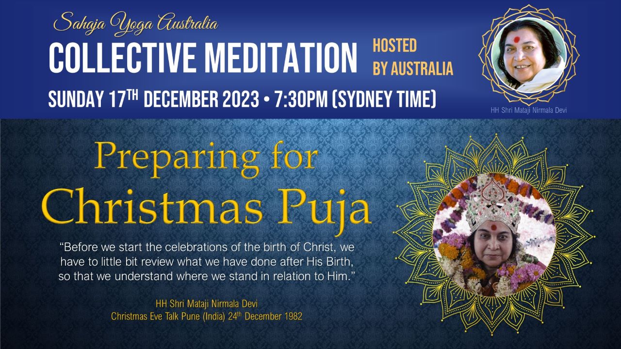 Collective Online Program – Preparing for Christmas Puja, Sunday 17th Dec 2023