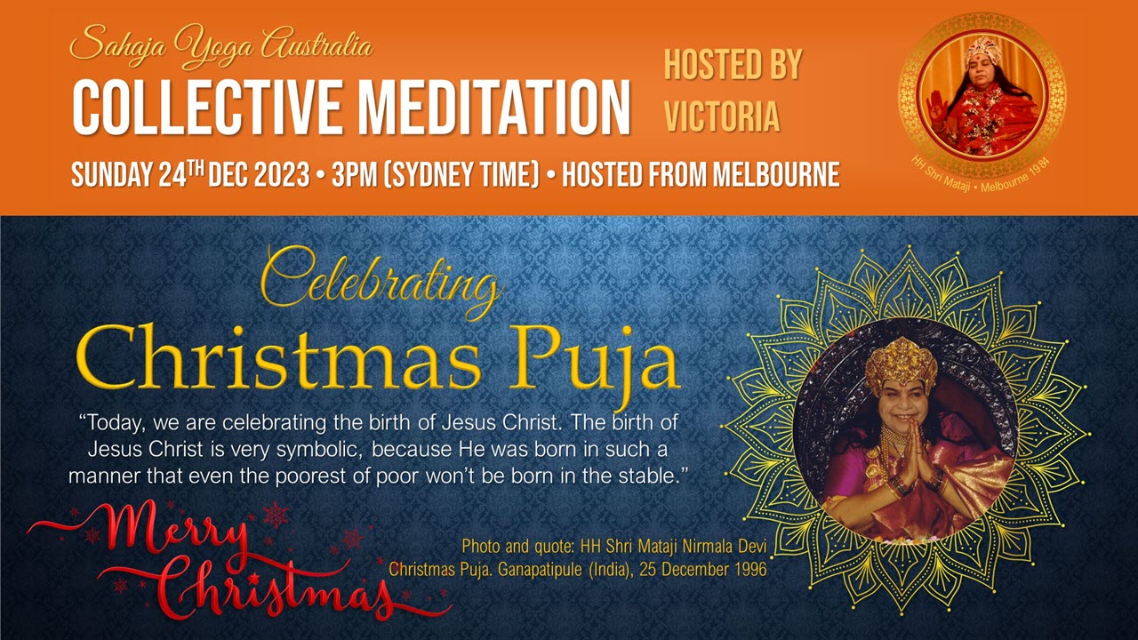Collective Online Program – Celebrating Christmas Puja, Sunday 24th Dec 2023