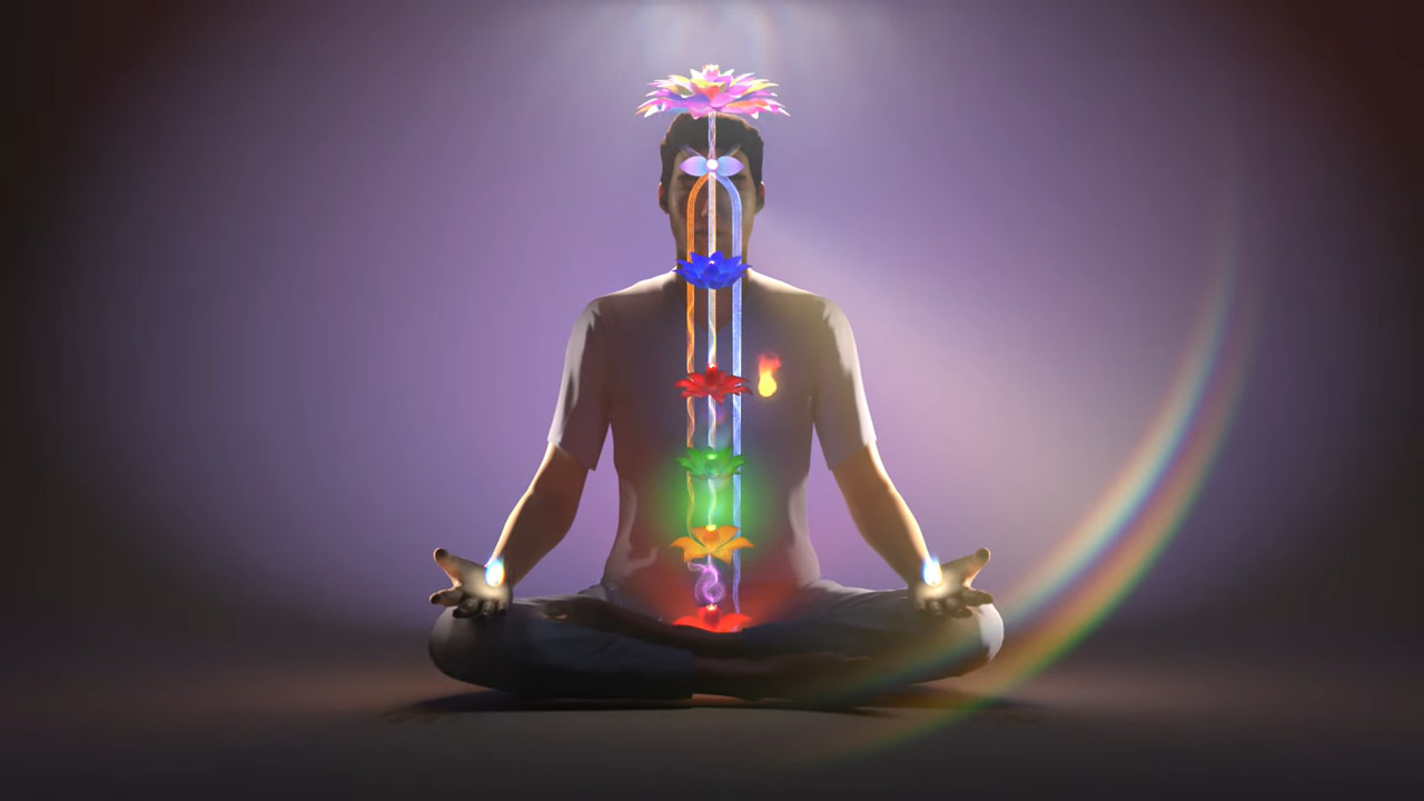 Extraordinary 3D animation of the Kundalini rising