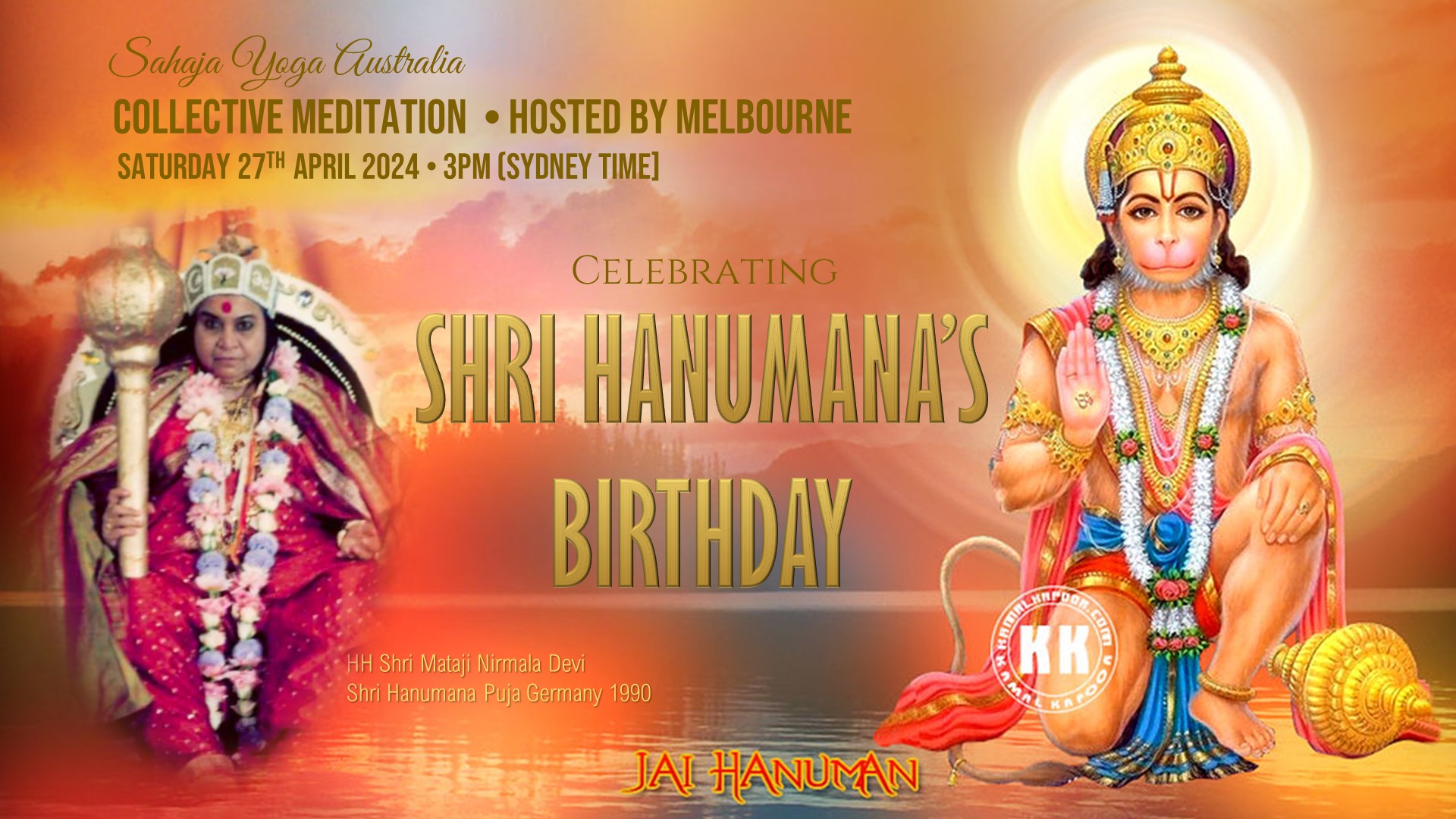 Collective Online Program – Celebrating Shri Hanumana’s Birthday, 27th  April 2024