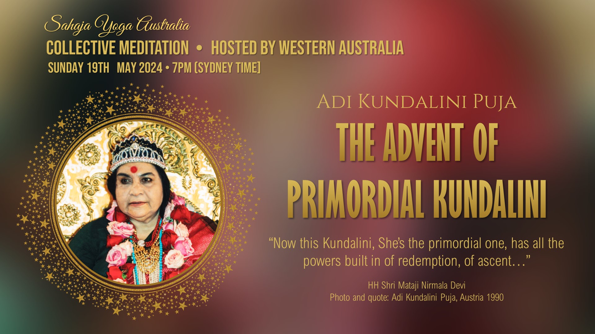Collective Online Program – The Advent Of Primordial Kundalini 19th May 2024
