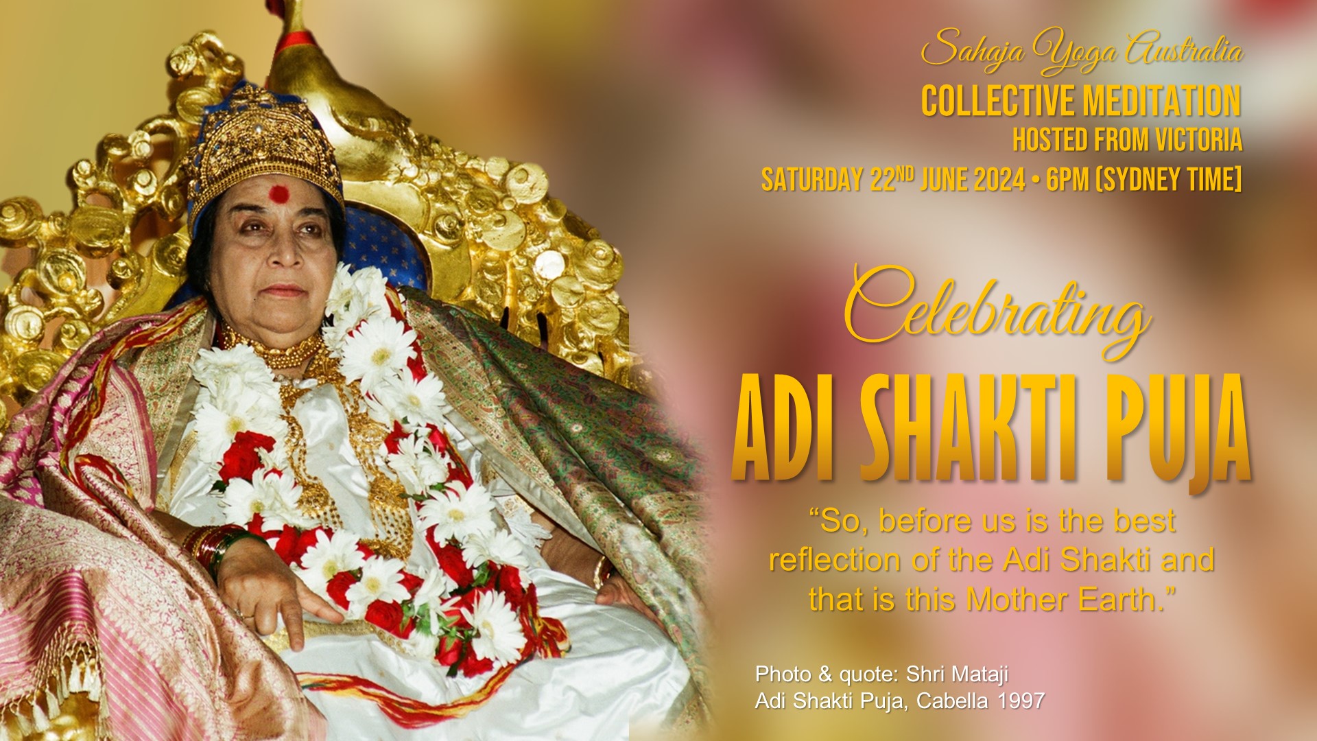 Collective Online Program – Celebrating Shri Adi Shakti Puja 22nd June 2024