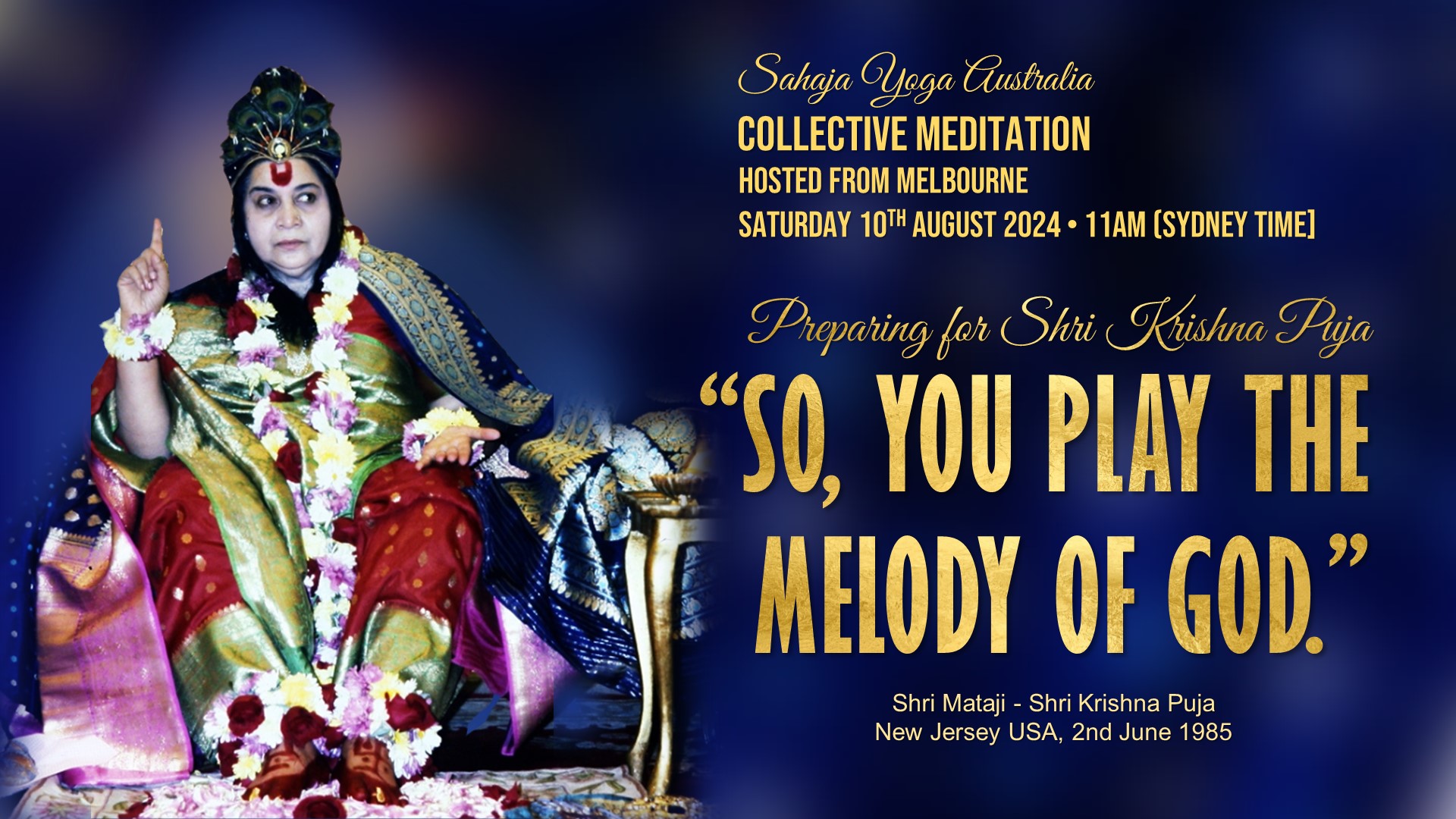 Collective Online Program – Preparing for Shri Krishna Puja, 10th August 2024